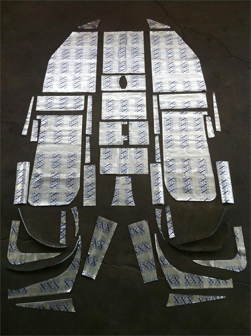 Floor Pan Insulation Sound Deadner Kit